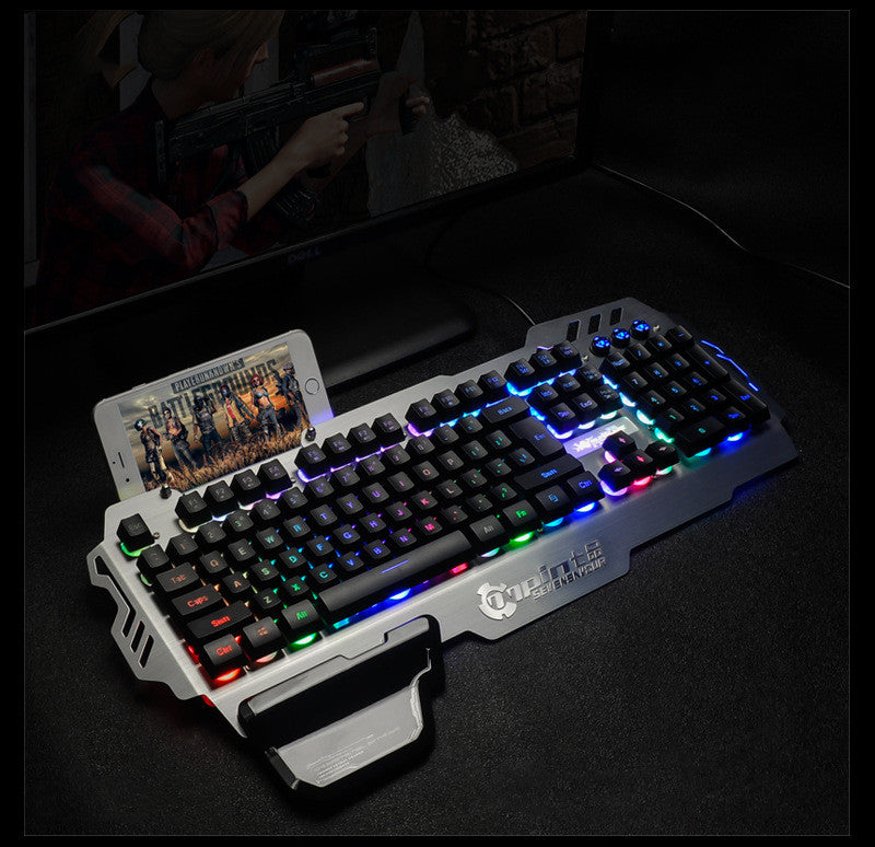 Metal Gaming Keyboard Backlit Keyboard Office