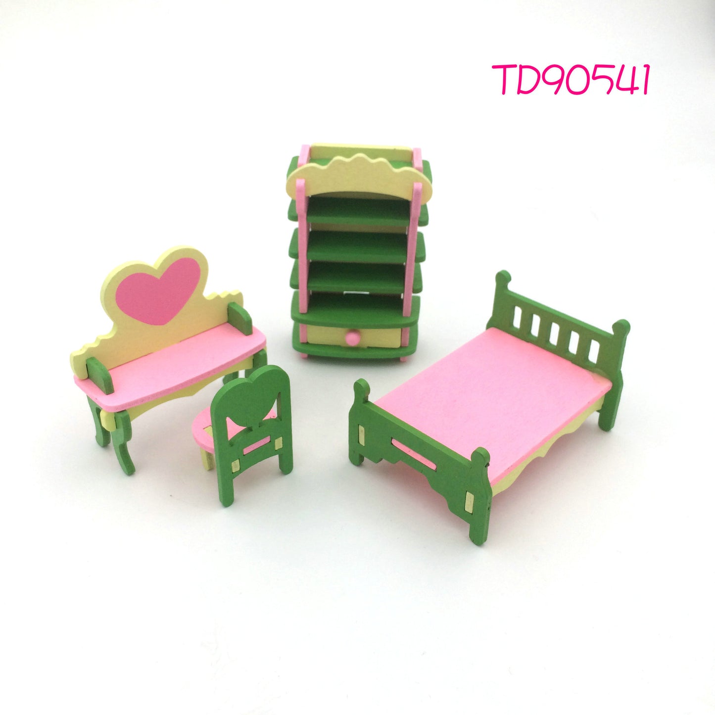 Wooden Mini Furniture Table Chair Stool Decoration