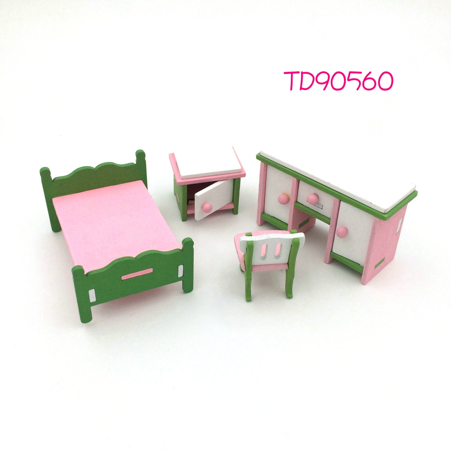 Wooden Mini Furniture Table Chair Stool Decoration