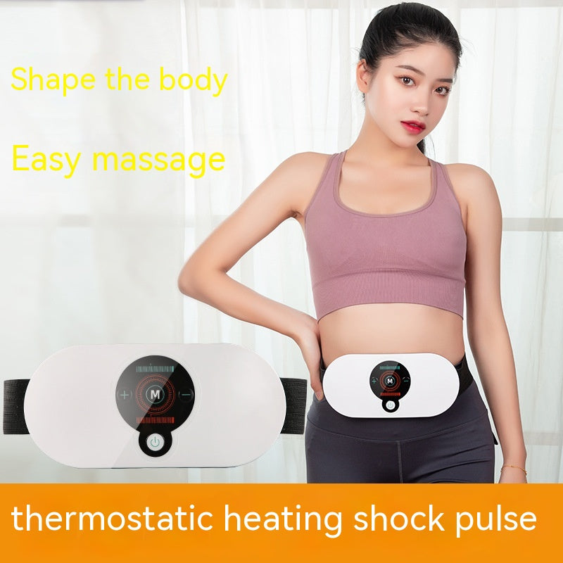 Rechargeable Belt Wireless Pulse Vibration Waist Protector Abdominal Waist Physiotherapy Massage Instrument