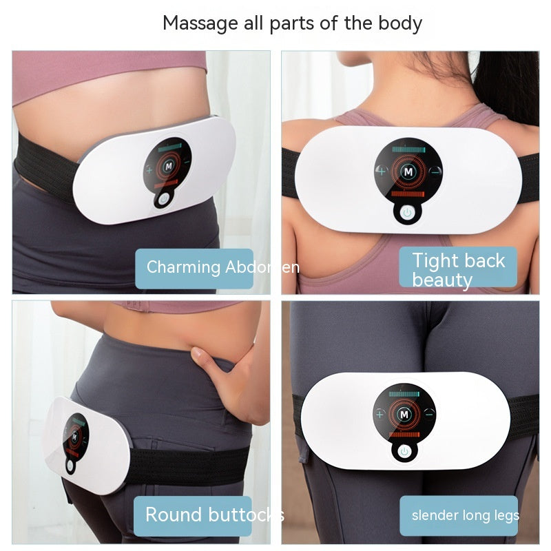 Rechargeable Belt Wireless Pulse Vibration Waist Protector Abdominal Waist Physiotherapy Massage Instrument