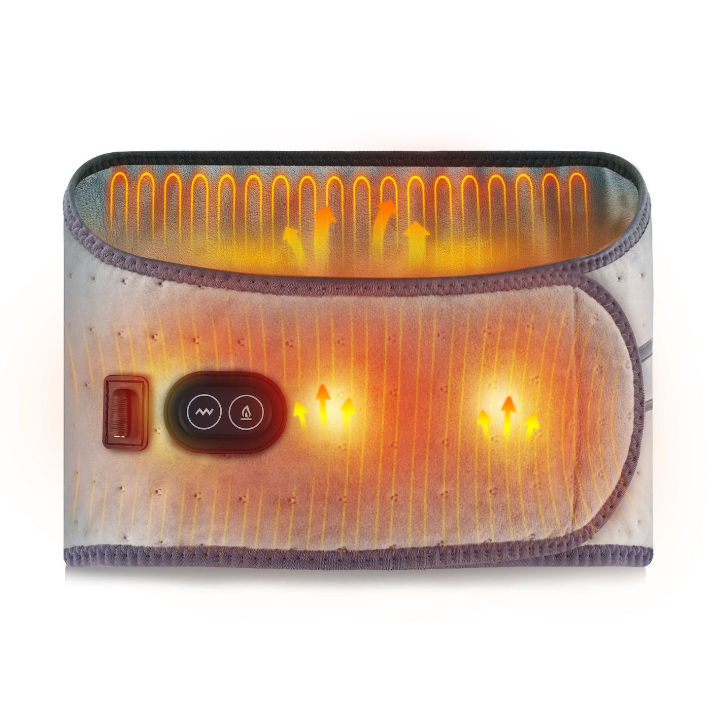 Red Light Heating Massage Waist Supporter Electric Heating Massage Warm Hot Compress Spontaneous Heating Belt