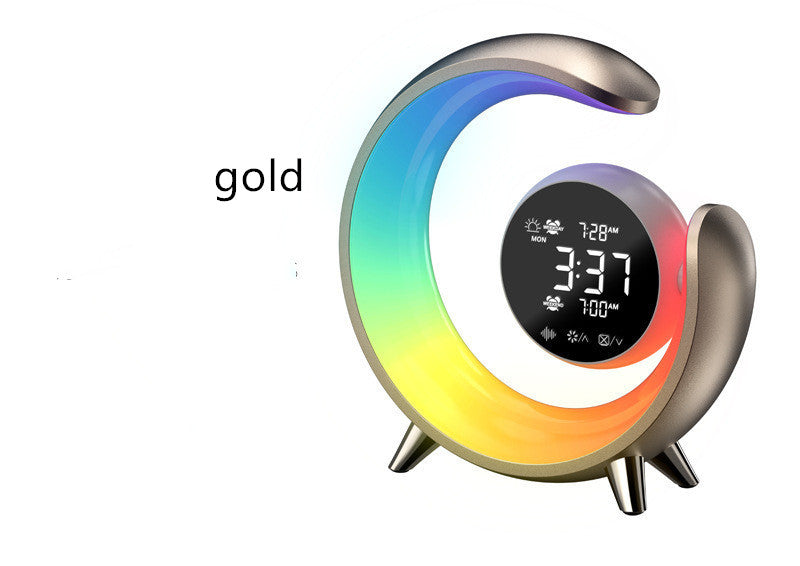 White Noise Dual Alarm Clock Dual Wake-up Touch RGB Colorful