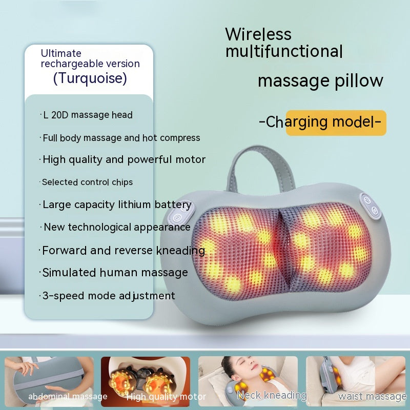 Multifunctional Cushion Back Waist Neck Massager