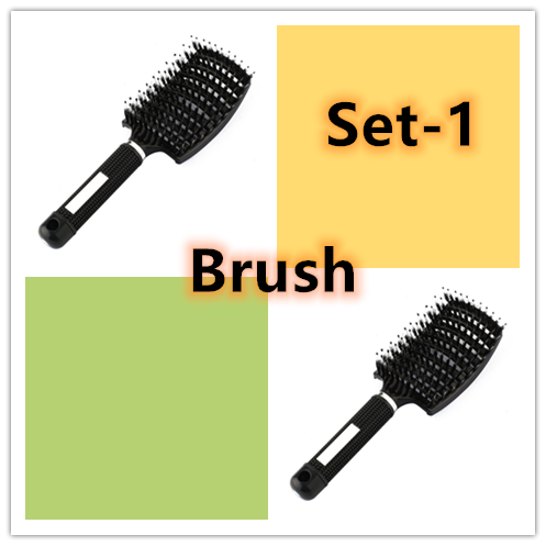 Hairbrush Anti Klit Brushy Haarborstel Women Detangler Hair Brush Bristle Nylon Scalp Massage  Teaser Hair Brush Comb