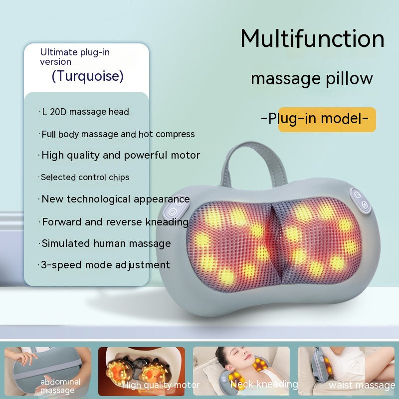 Multifunctional Cushion Back Waist Neck Massager