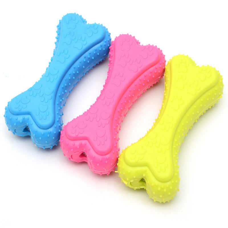 Pet Supplies TPR Whistle Biscuit Toy