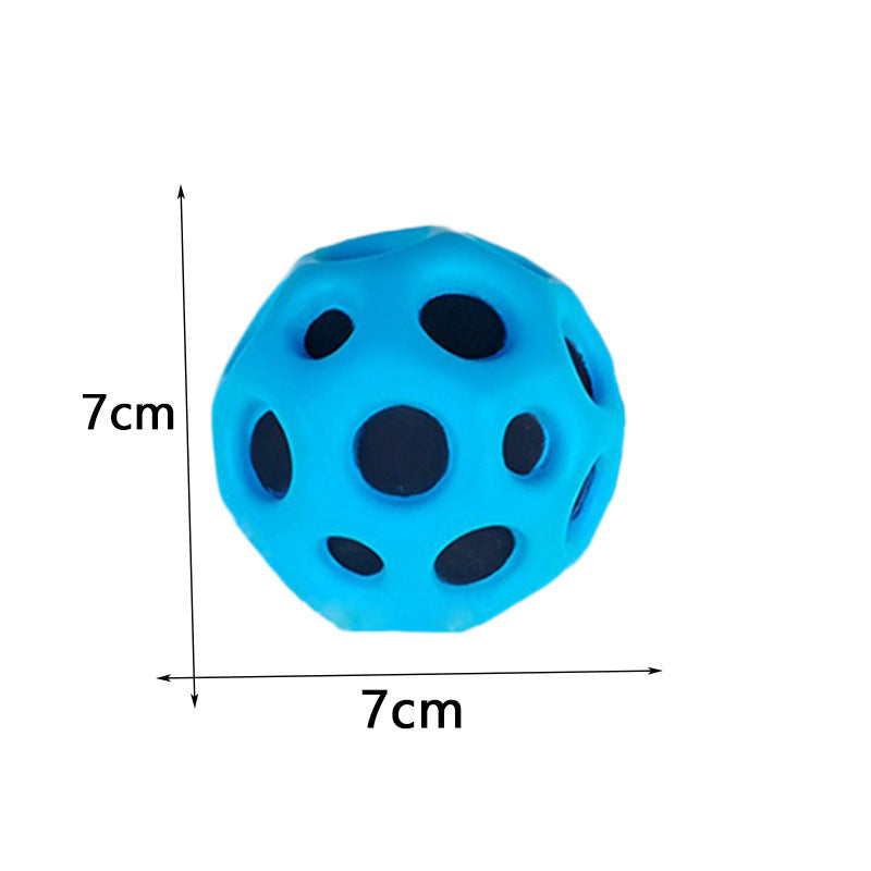 Hole Ball PU Foam Solid Elastic Interactive Slow Rebound Toy