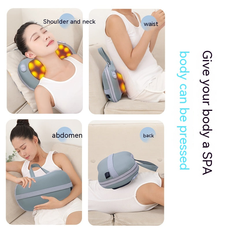 Multifunctional Cushion Back Waist Neck Massager