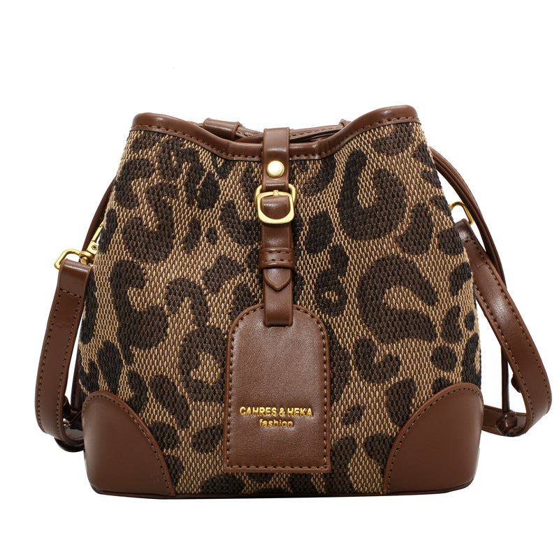 Retro Small Bag Female Fashion Leopard Print