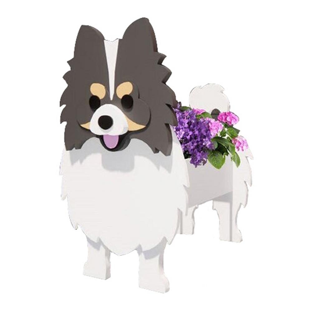 Creative Cartoon Animal Cute PVC Dog Potted Garden Decoration